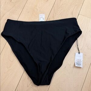 Shade & Shore Elegant Black Bikini Bottom